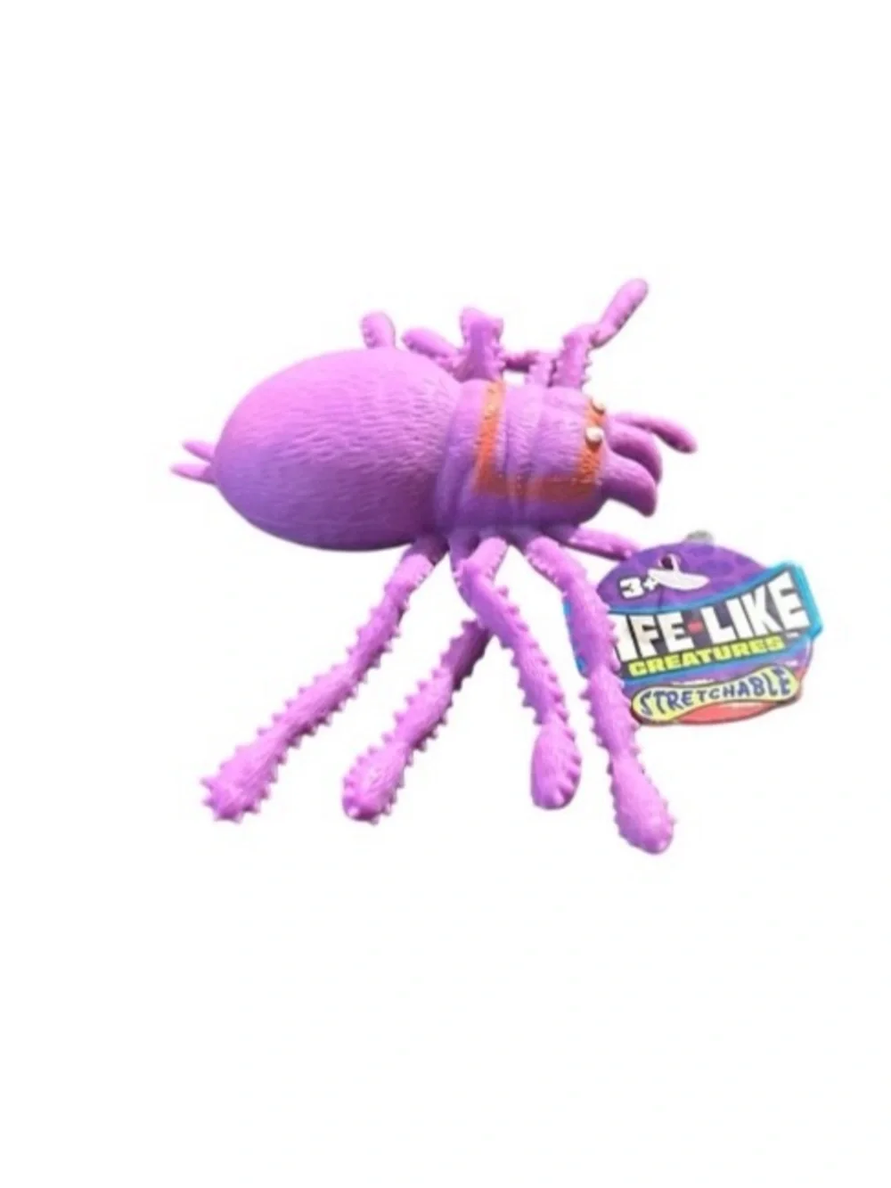 JA-RU Purple Spider Life-Like Stress Toy Stretchy Squish Sensory Squeeze Fidget
